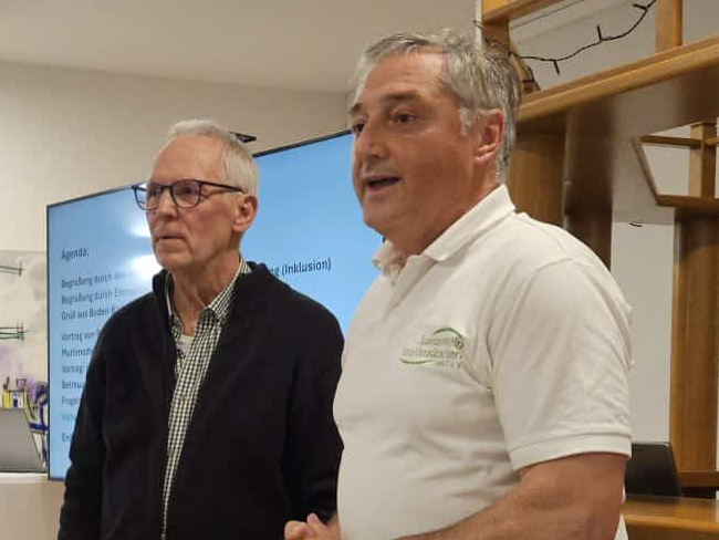 Emmerich und Jürgen in der Moderation